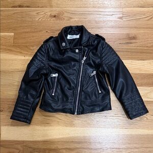 H&M Kids Black Biker Jacket